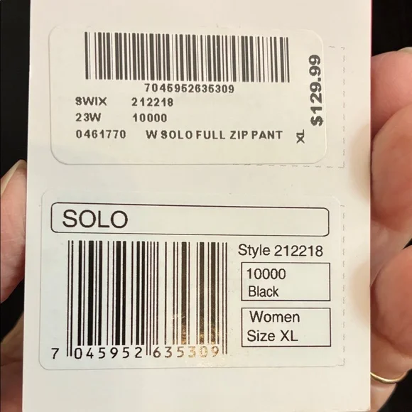 Black Reflective-Trim Track Joggers - Picture 10 of 16